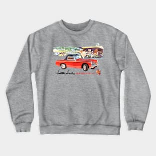 AUSTIN HEALEY SPRITE - advert Crewneck Sweatshirt